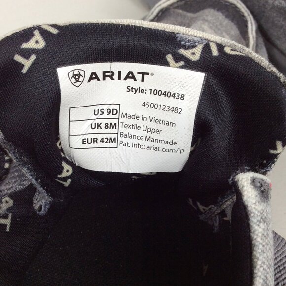 Ariat Hilo Stretch Mens 9 Slip On Shoes Loafer Casual Southwestern Aztec Canvas - Picture 9 of 10